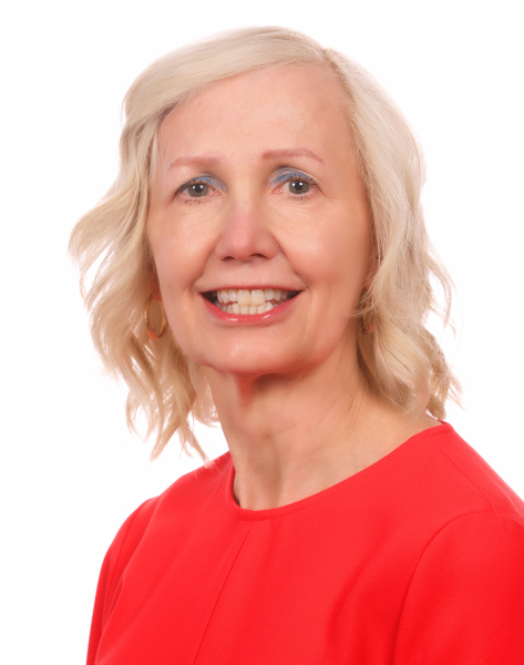 Portrait of Dr. Roberta Woodgate. 