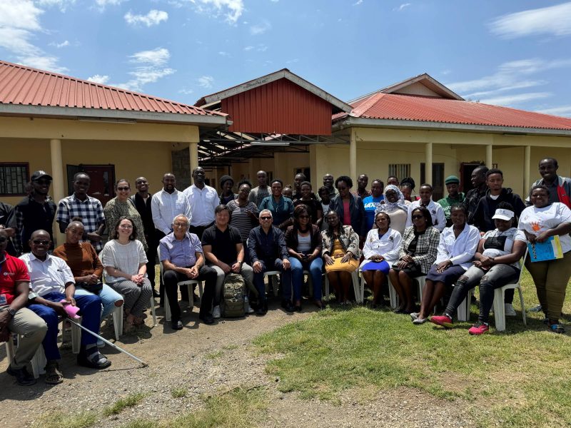 Dr. Mario Pinto, Vice-President (Research and International) visits UM researchers and patient cohorts in Nairobi.