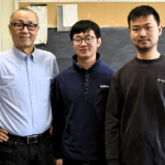 Dr. Can-Ming Hu, Professor; Jiguang Yao, PhD Student; Jerry Lu, PhD Student; all from the Department of Physics and Astronomy